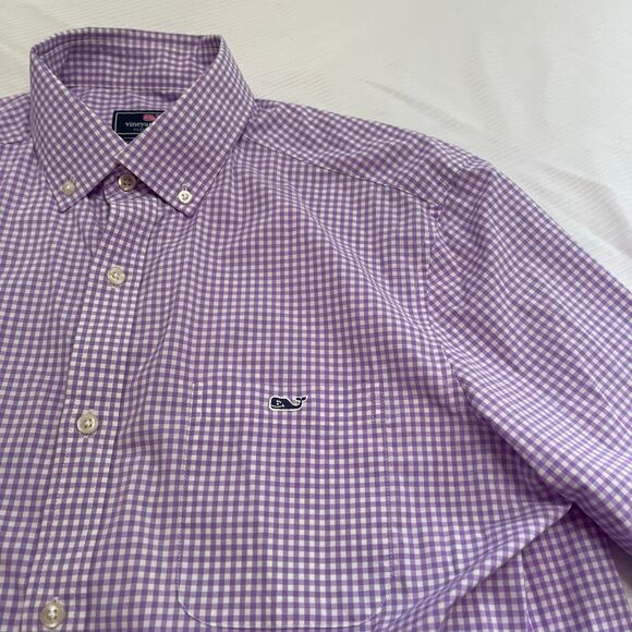 Lot Of 2 Vineyard Vines Classic Fit Tucker Button Down Shirt Size Medium - Picture 7 of 12